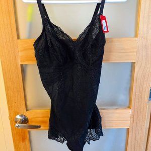 black Spanx Lace one piece